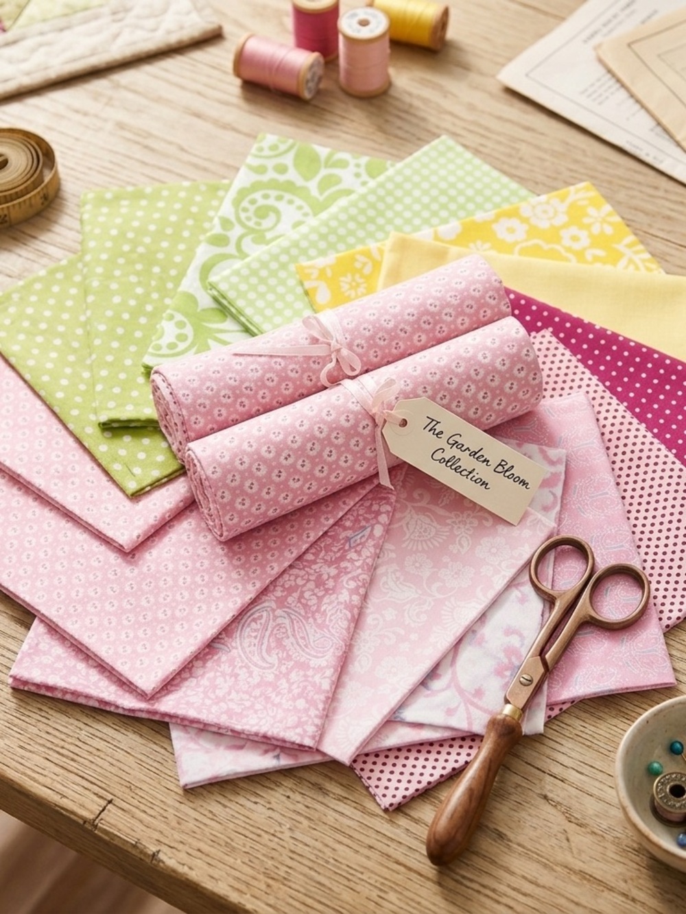 42pcs Daisy Daydream Precut Quilt Cotton Fabric layer cake 10” squares quilt